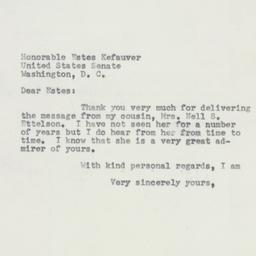 Letter: 1953 May 18