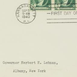 Envelope: 1940 September 5