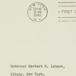 Envelope: 1940 September 16