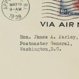 Envelope: 1938 May 19