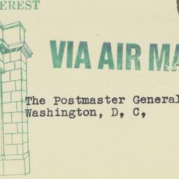 Envelope: 1938 May 19