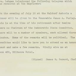 Telegram: 1944 June 23