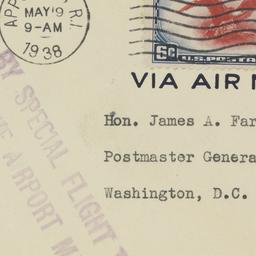 Envelope: 1938 May 19