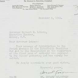 Letter: 1941 December 8