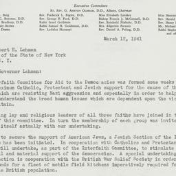 Letter: 1941 March 12