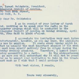 Letter: 1942 March 9