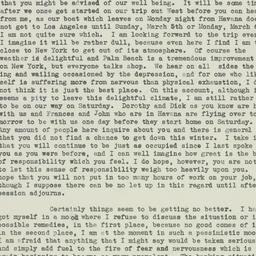 Letter: 1933 February 15