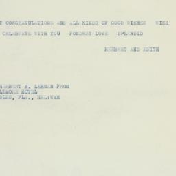 Telegram: 1934 November 25