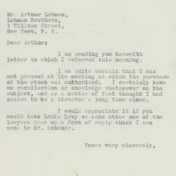 Letter: 1932 October 11