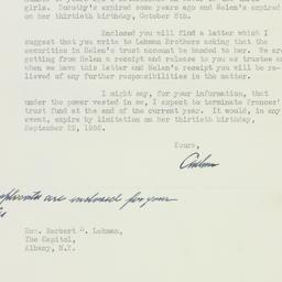 Letter: 1935 October 15
