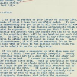 Letter: 1934 January 18