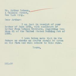 Letter: 1934 June 16