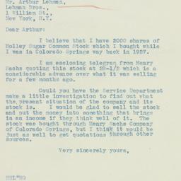 Letter: 1934 April 19