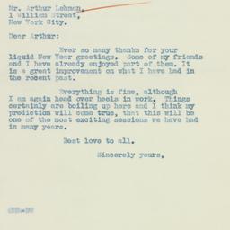 Letter: 1934 January 8