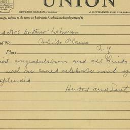 Letter: 1934 November 25