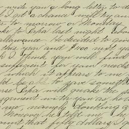 Letter: 1895 September 27