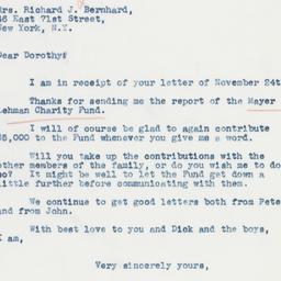Letter: 1941 November 25