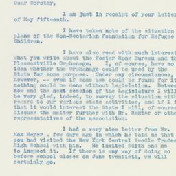 Letter: 1940 May 20