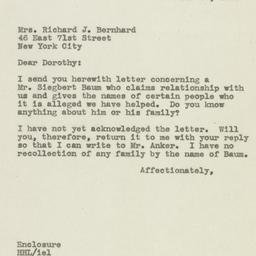 Letter: 1945 November 29
