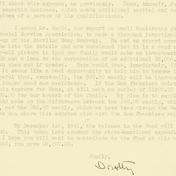 Letter: 1941 November 24