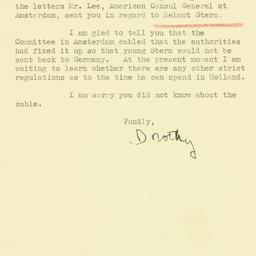 Letter: 1939 September 29