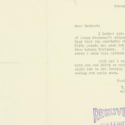 Letter: 1937 February 10