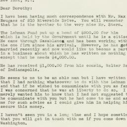 Letter: 1944 February 2