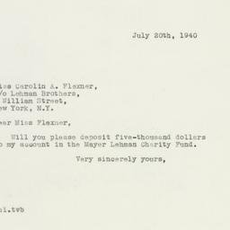 Letter: 1940 July 20