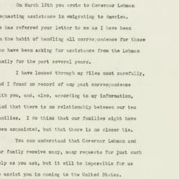 Letter: 1946 April 18