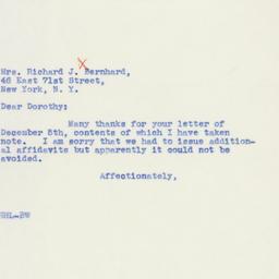 Letter: 1939 December 7