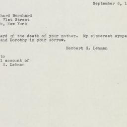 Letter: 1945 September 6