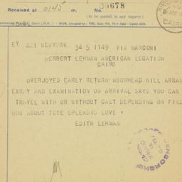 Letter: 1944 April 26