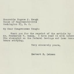 Letter: 1950 February 2