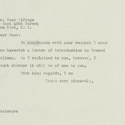 Letter: 1947 October 15