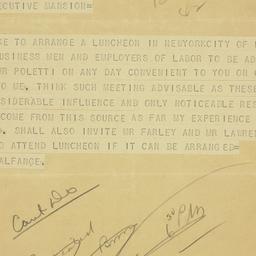 Telegram: 1938 October 20