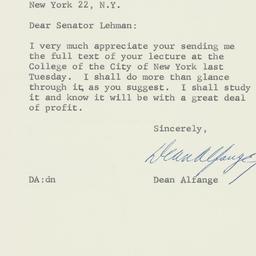 Letter: 1957 April 8