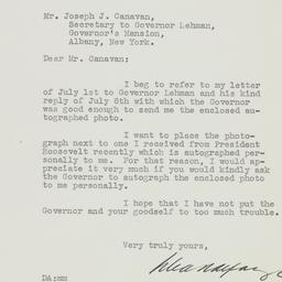 Letter: 1936 July 8