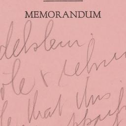 Memorandum: n.d.