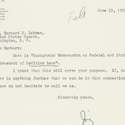 Letter: 1956 June 12