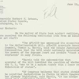 Letter: 1956 June 19