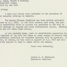 Letter: 1956 May 4