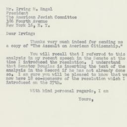 Letter: 1956 July 2
