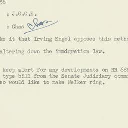 Memorandum: 1956 May 3