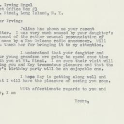 Letter: 1956 July 10
