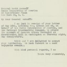 Letter: 1950 May 19