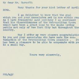 Letter: 1940 May 2