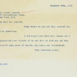 Letter: 1935 December 28