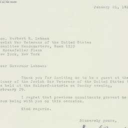 Letter: 1948 January 21