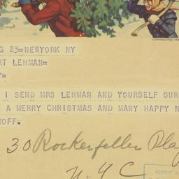 Telegram: 1936 December 22