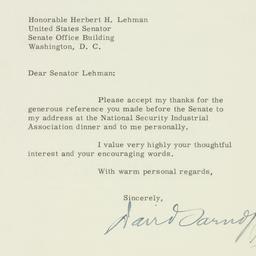 Letter: 1956 February 6